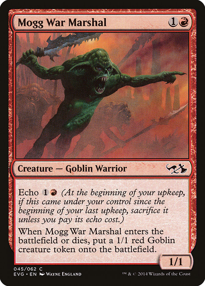 Mogg War Marshal (Elves vs. Goblins) [Duel Decks Anthology] | Pegasus Games WI