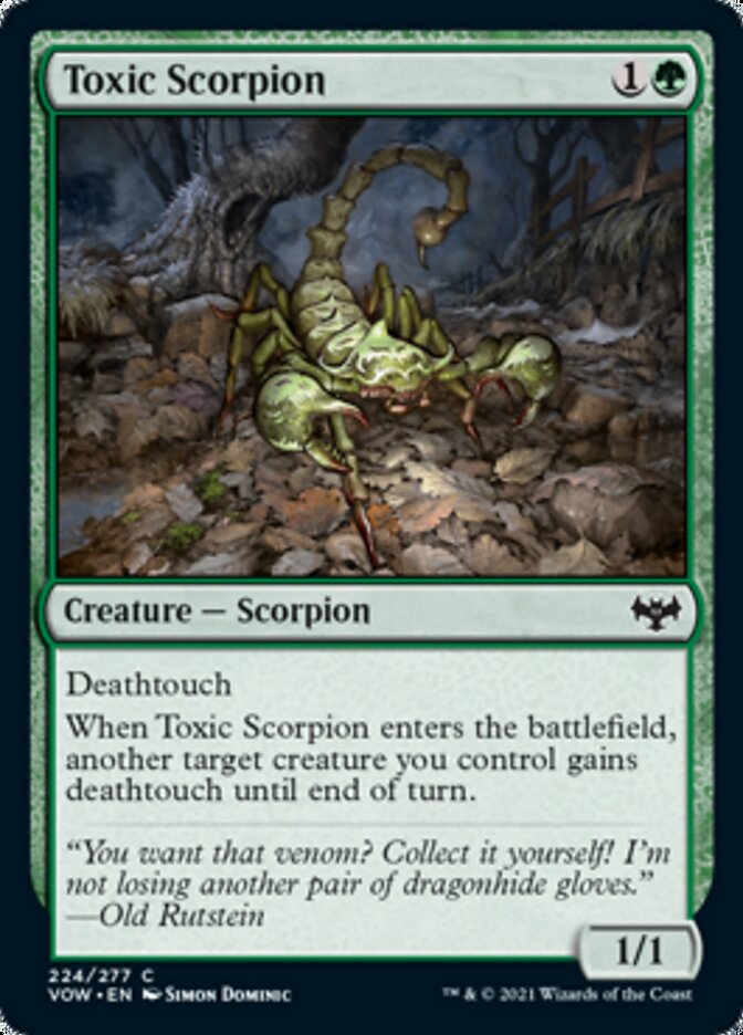 Toxic Scorpion [Innistrad: Crimson Vow] | Pegasus Games WI