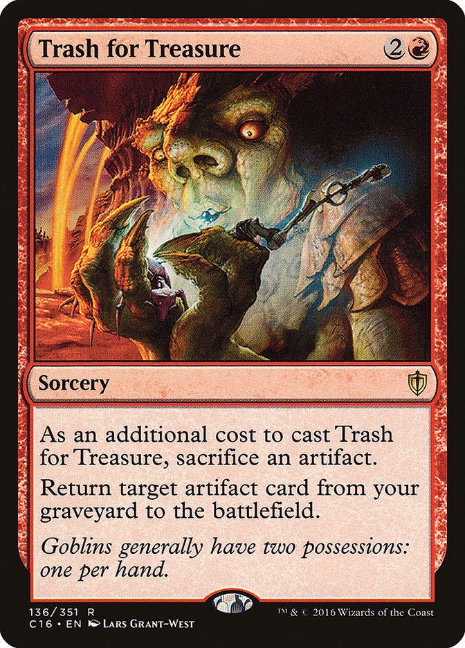 Trash for Treasure [Commander 2016] | Pegasus Games WI