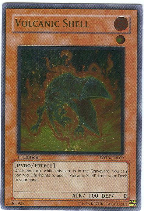 Volcanic Shell (UTR) [FOTB-EN009] Ultimate Rare | Pegasus Games WI