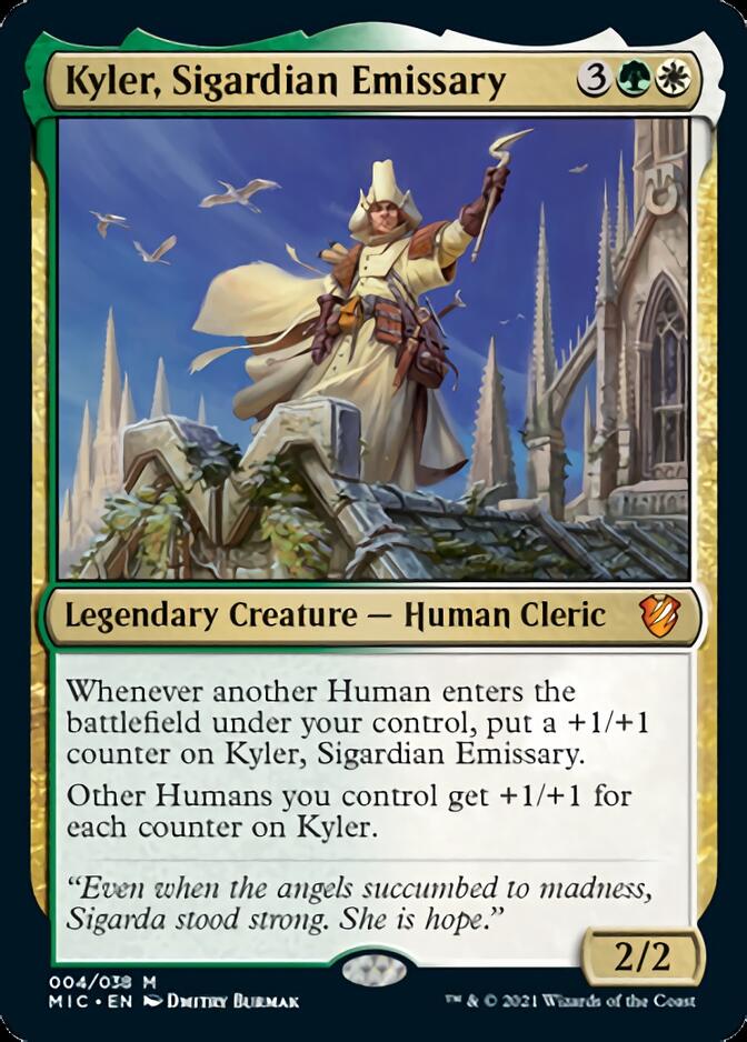 Kyler, Sigardian Emissary [Innistrad: Midnight Hunt Commander] | Pegasus Games WI