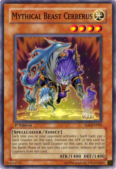 Mythical Beast Cerberus [SD6-EN002] Common | Pegasus Games WI