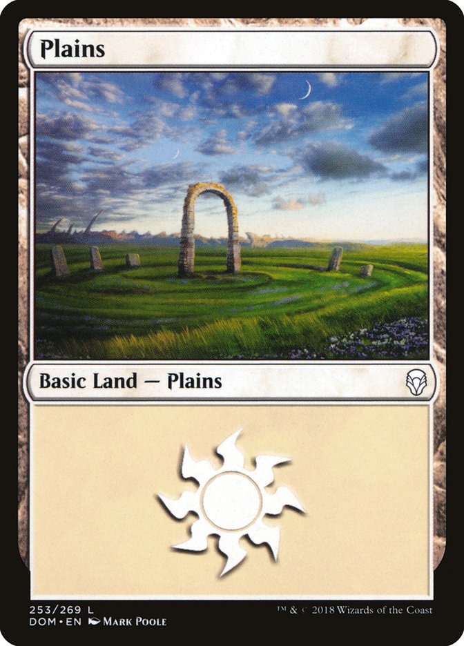 Plains (253) [Dominaria] | Pegasus Games WI