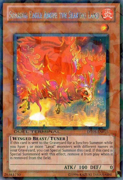 Soaring Eagle Above the Searing Land [DT05-EN023] Rare | Pegasus Games WI