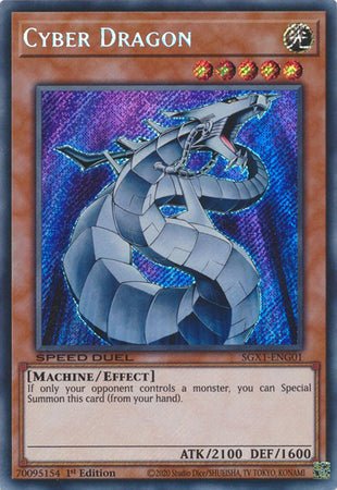 Cyber Dragon [SGX1-ENG01] Secret Rare | Pegasus Games WI