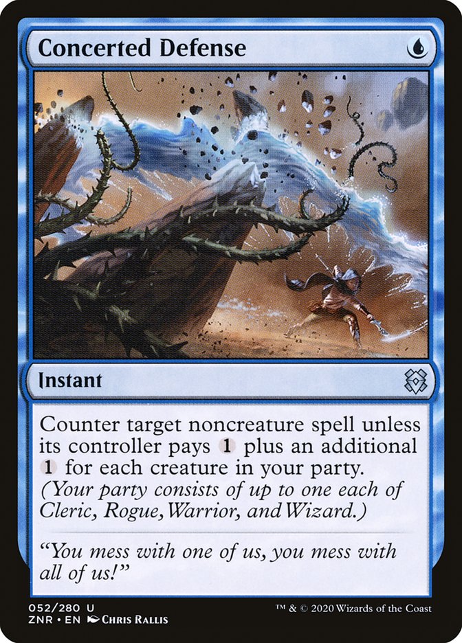 Concerted Defense [Zendikar Rising] | Pegasus Games WI