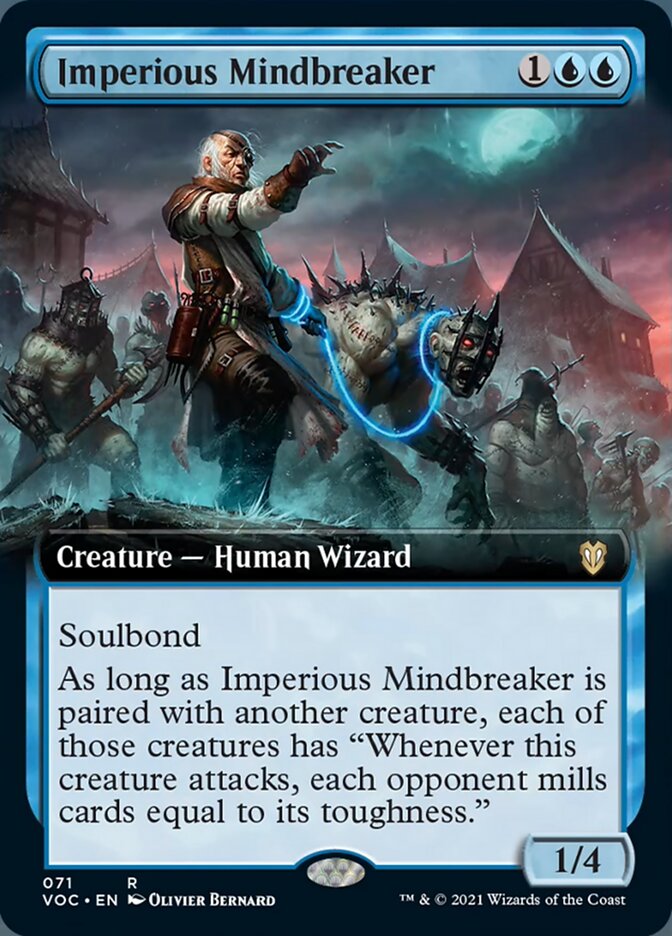 Imperious Mindbreaker (Extended Art) [Innistrad: Crimson Vow Commander] | Pegasus Games WI