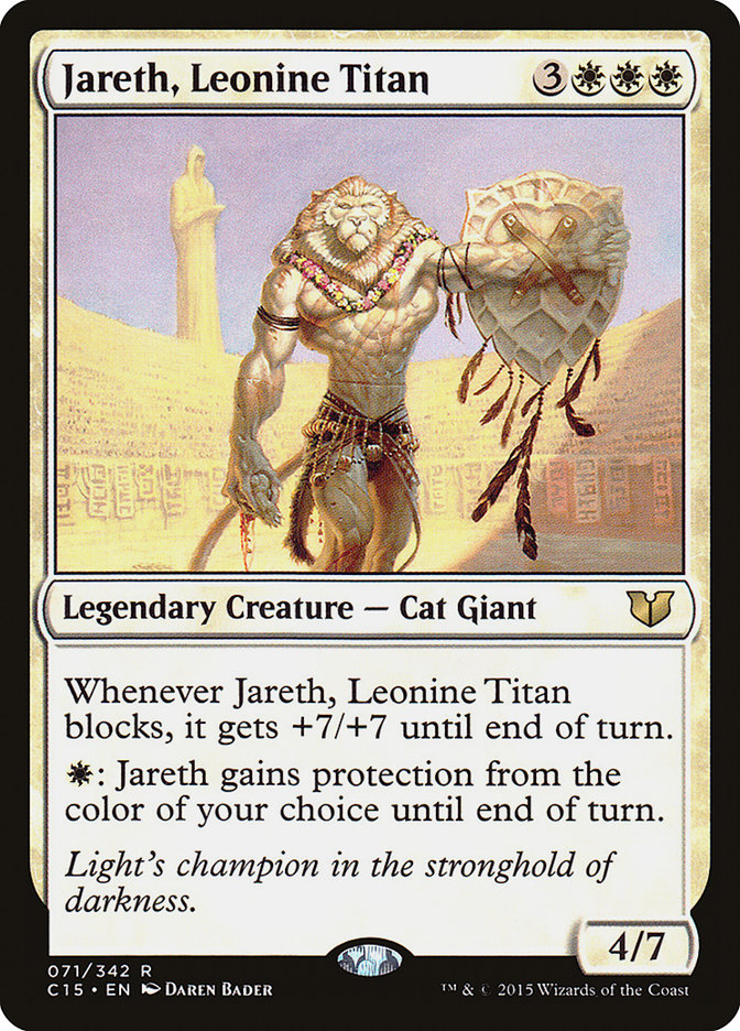 Jareth, Leonine Titan [Commander 2015] | Pegasus Games WI