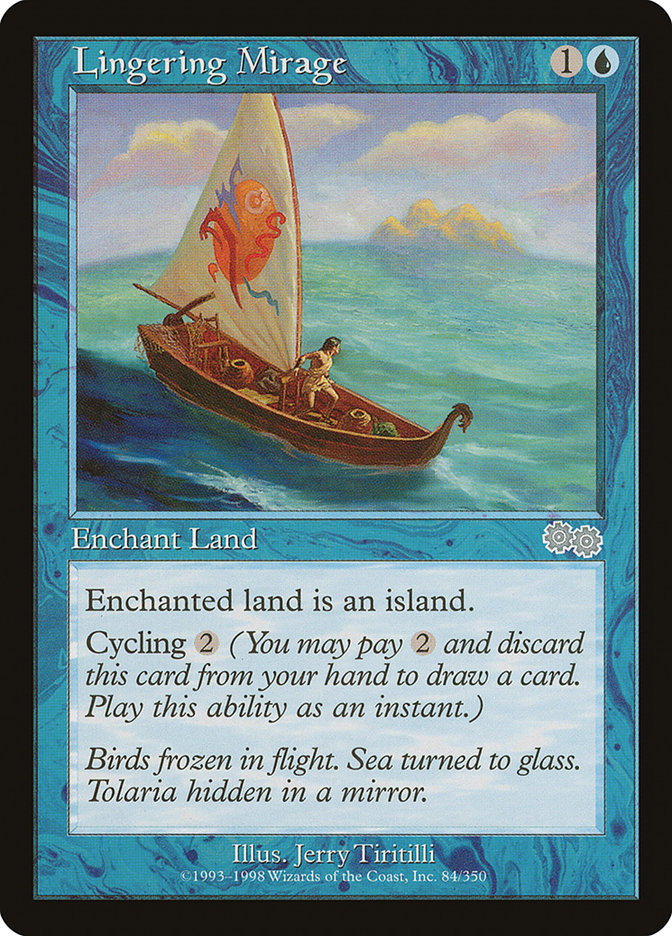 Lingering Mirage [Urza's Saga] | Pegasus Games WI