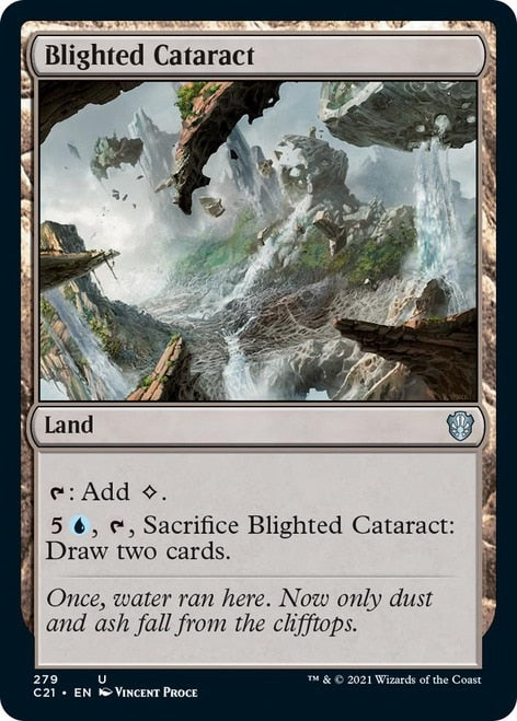 Blighted Cataract [Commander 2021] | Pegasus Games WI