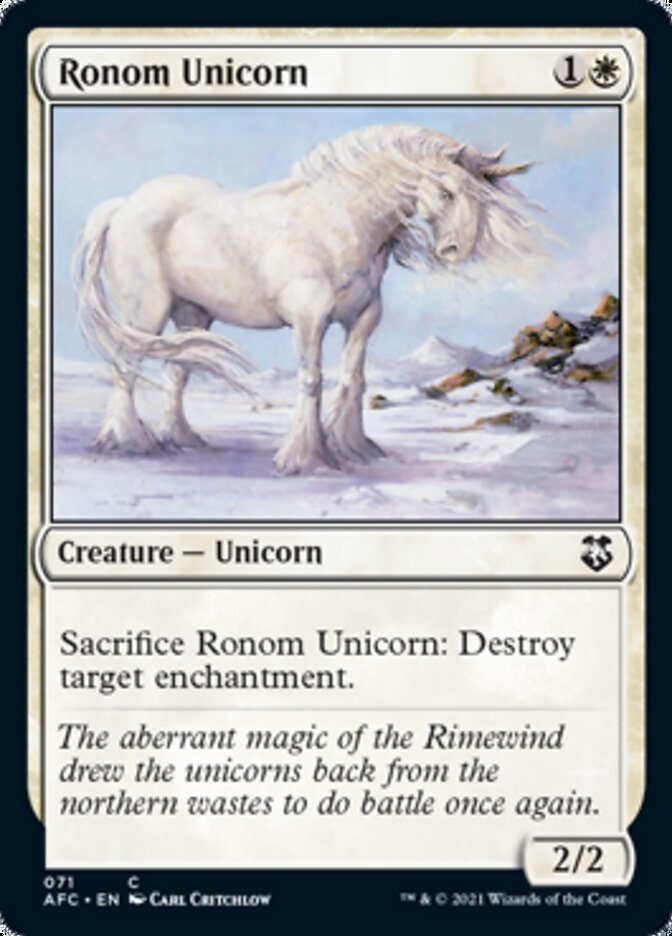 Ronom Unicorn [Dungeons & Dragons: Adventures in the Forgotten Realms Commander] | Pegasus Games WI