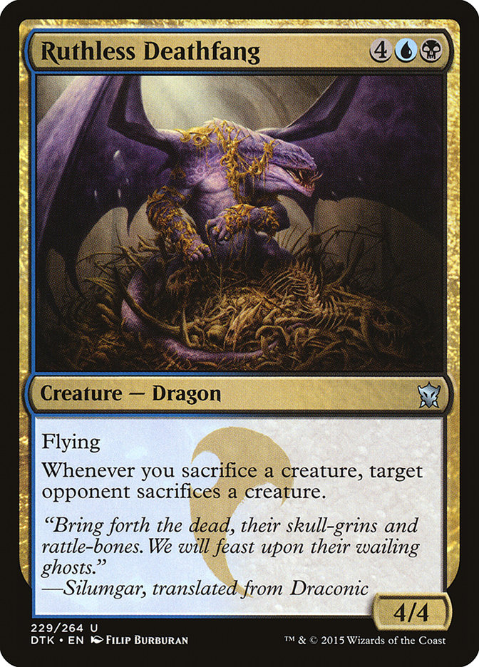 Ruthless Deathfang [Dragons of Tarkir] | Pegasus Games WI