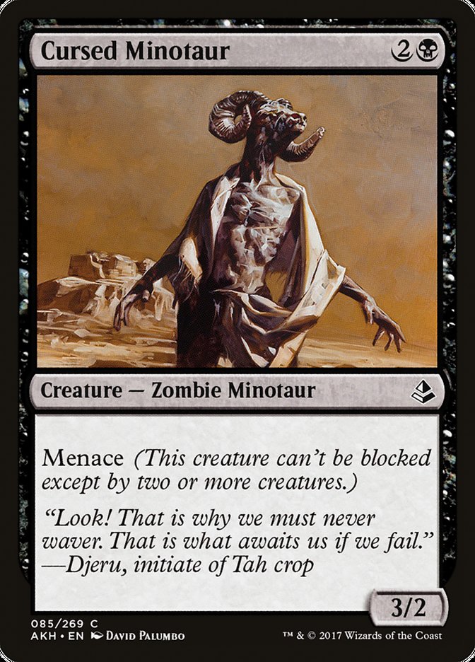 Cursed Minotaur [Amonkhet] | Pegasus Games WI