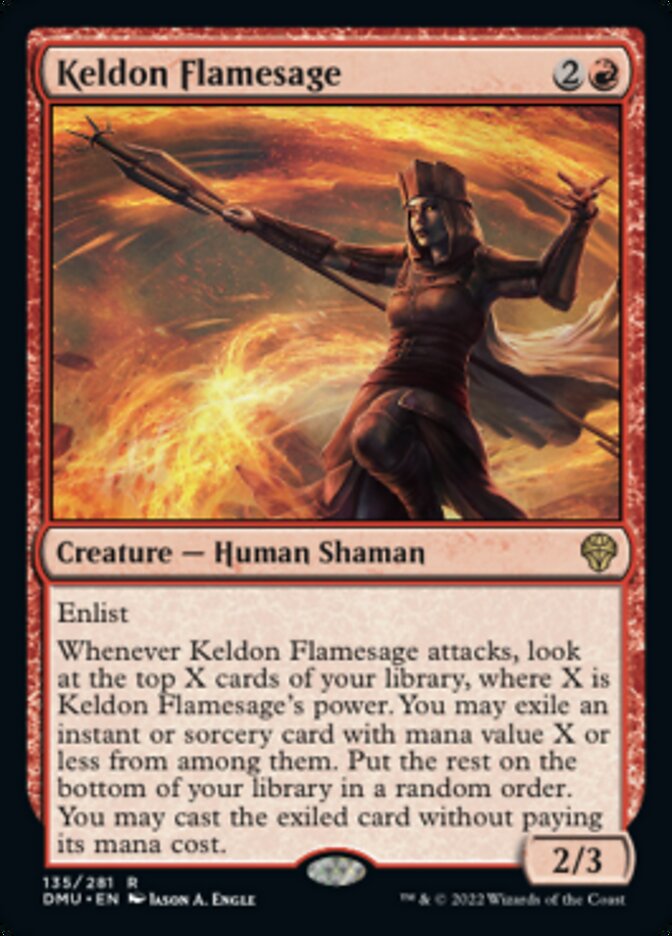 Keldon Flamesage [Dominaria United] | Pegasus Games WI