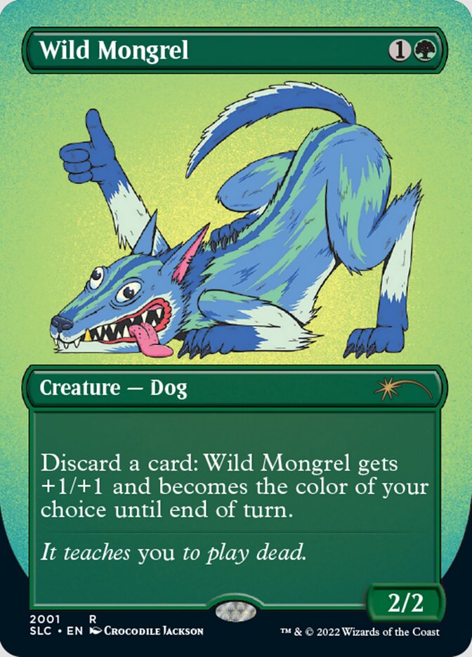 Wild Mongrel (Borderless) [Secret Lair 30th Anniversary Countdown Kit] | Pegasus Games WI