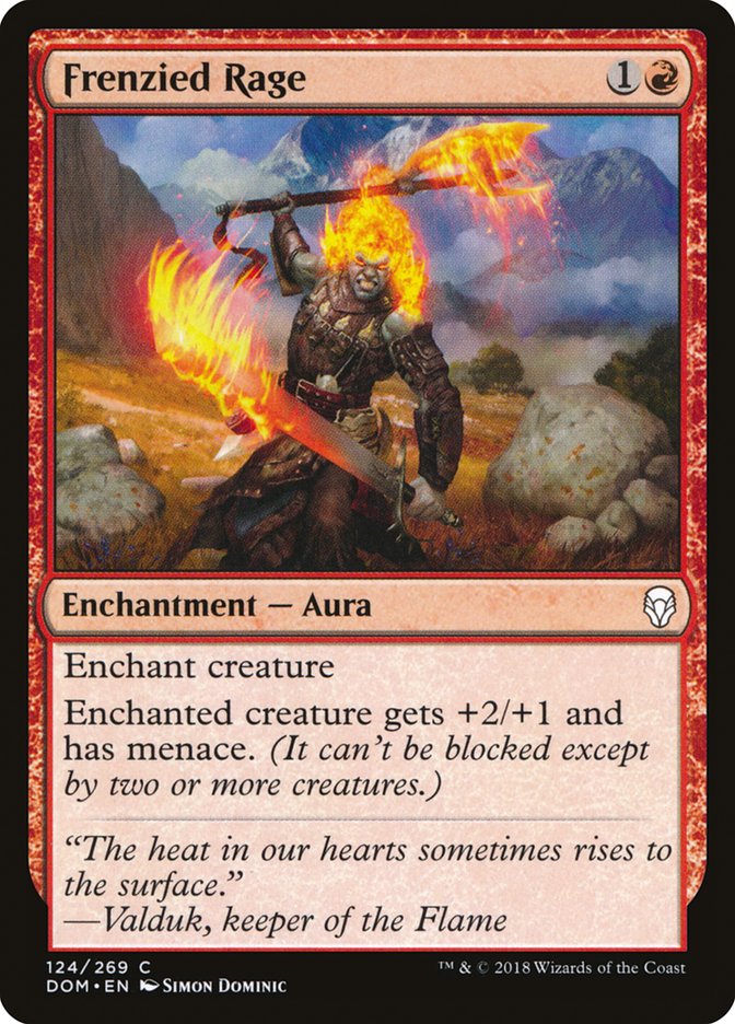 Frenzied Rage [Dominaria] | Pegasus Games WI