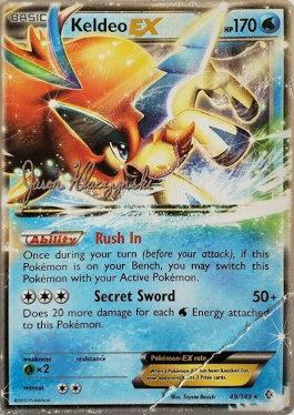 Keldeo EX (49/149) (Darkrai Deck - Jason Klaczynski) [World Championships 2013] | Pegasus Games WI