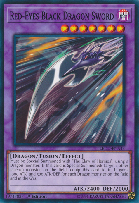 Red-Eyes Black Dragon Sword [LEDD-ENA43] Common | Pegasus Games WI