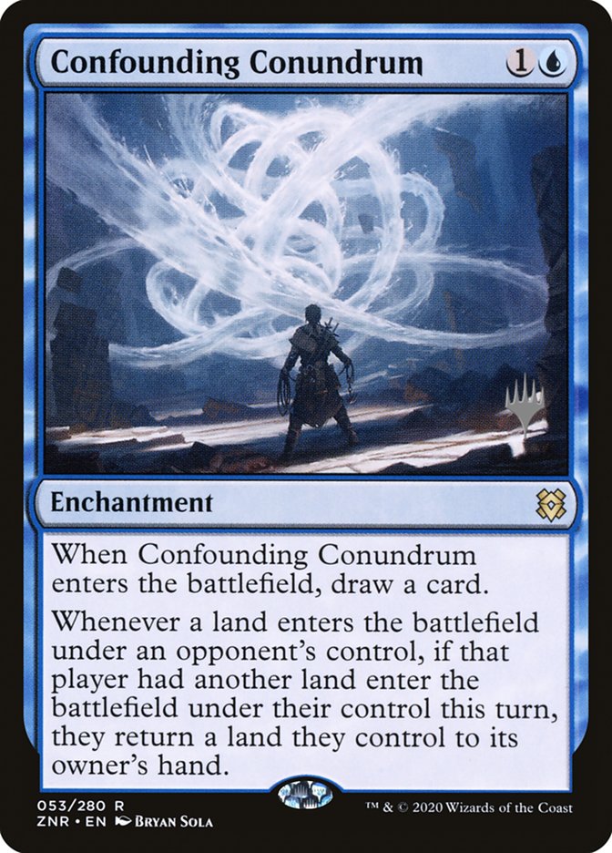 Confounding Conundrum (Promo Pack) [Zendikar Rising Promos] | Pegasus Games WI