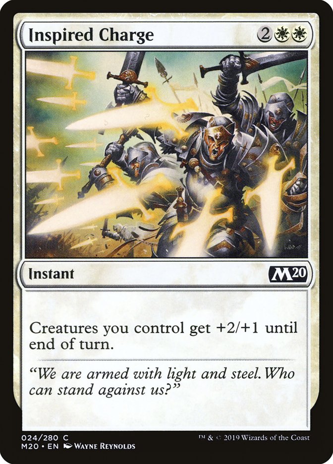 Inspired Charge [Core Set 2020] | Pegasus Games WI