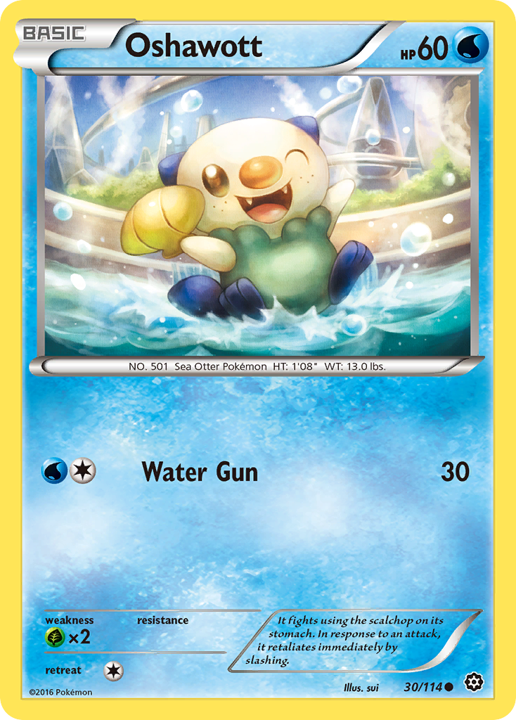 Oshawott (30/114) [XY: Steam Siege] | Pegasus Games WI