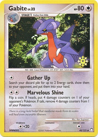 Gabite (48/123) [Countdown Calendar Promos] | Pegasus Games WI