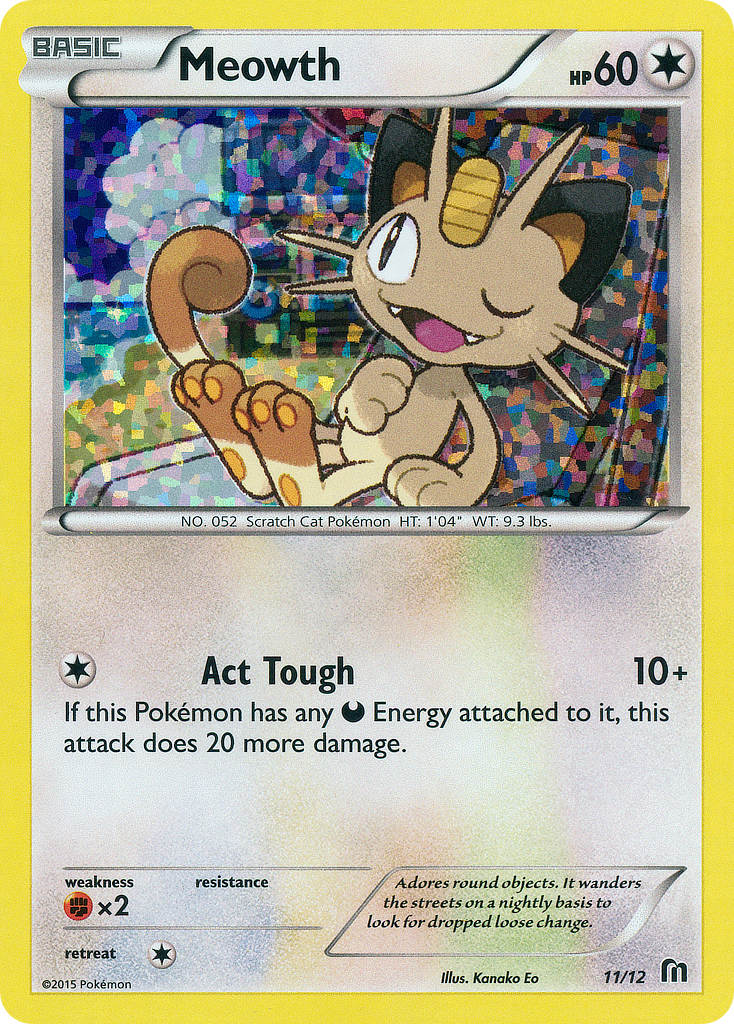 Meowth (11/12) [McDonald's Promos: 2016 Collection] | Pegasus Games WI