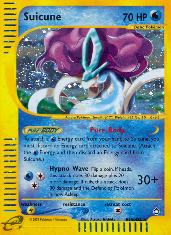 Suicune (H25/H32) [Aquapolis] | Pegasus Games WI