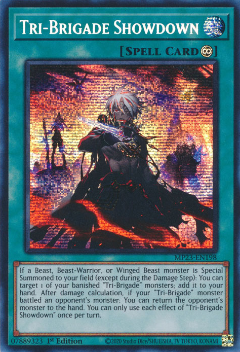 Tri-Brigade Showdown [MP23-EN198] Prismatic Secret Rare | Pegasus Games WI