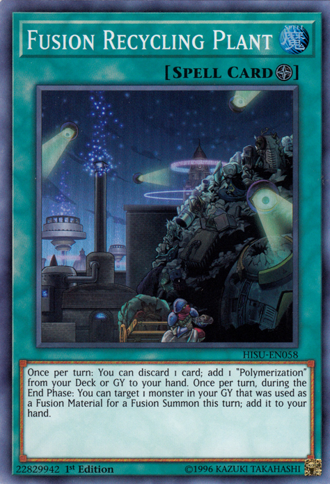 Fusion Recycling Plant [HISU-EN058] Super Rare | Pegasus Games WI