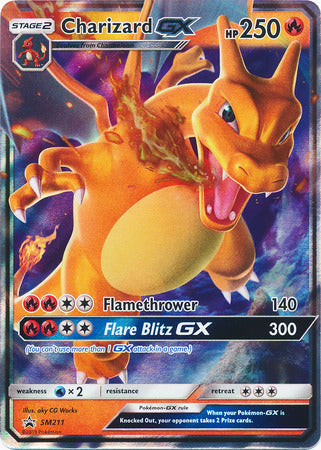 Charizard GX (SM211) (Jumbo Card) [Sun & Moon: Black Star Promos] | Pegasus Games WI