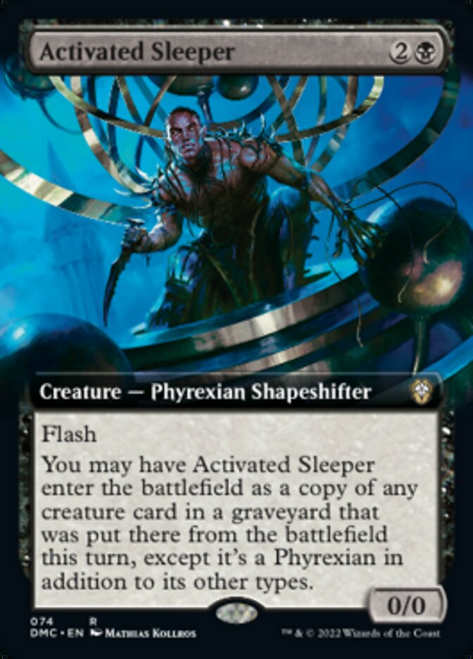 Activated Sleeper (Extended Art) [Dominaria United Commander] | Pegasus Games WI