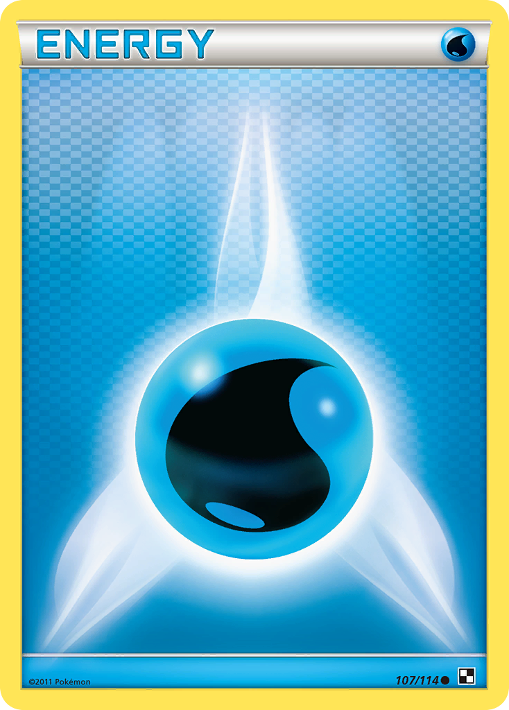 Water Energy (107/114) [Black & White: Base Set] | Pegasus Games WI