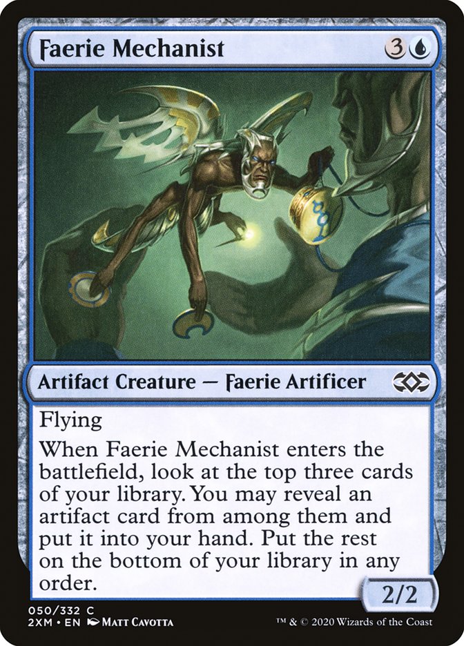 Faerie Mechanist [Double Masters] | Pegasus Games WI