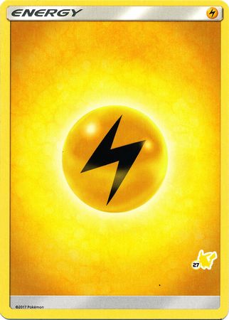 Lightning Energy (Pikachu Stamp #27) [Battle Academy 2020] | Pegasus Games WI