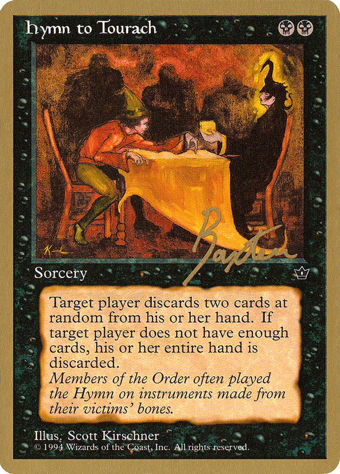 Hymn to Tourach (Table) (George Baxter) [Pro Tour Collector Set] | Pegasus Games WI