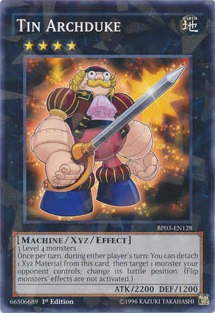 Tin Archduke (Shatterfoil) [BP03-EN128] Rare | Pegasus Games WI