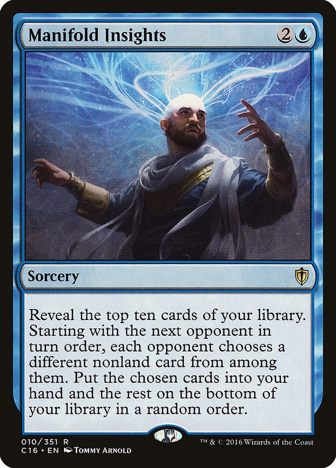Manifold Insights [Commander 2016] | Pegasus Games WI
