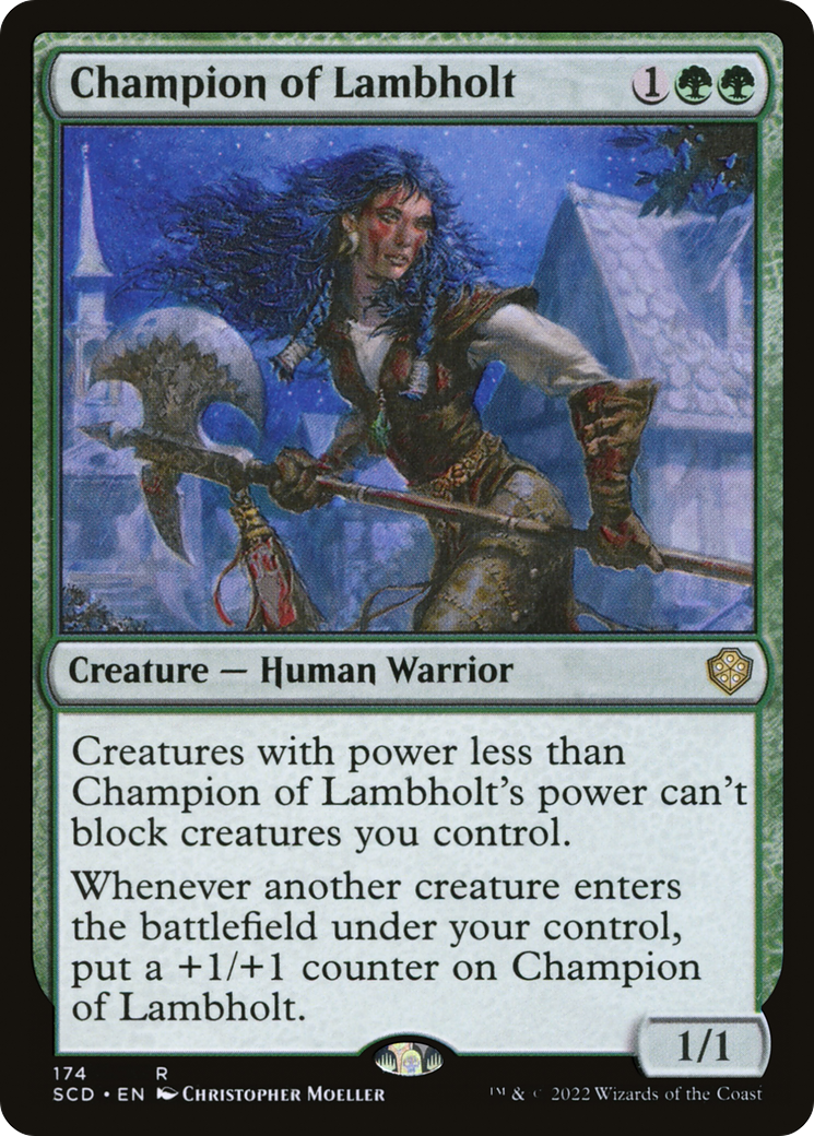 Champion of Lambholt [Starter Commander Decks] | Pegasus Games WI