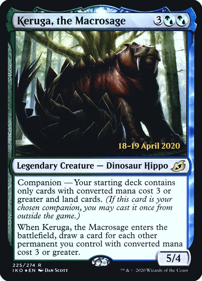 Keruga, the Macrosage [Ikoria: Lair of Behemoths Prerelease Promos] | Pegasus Games WI