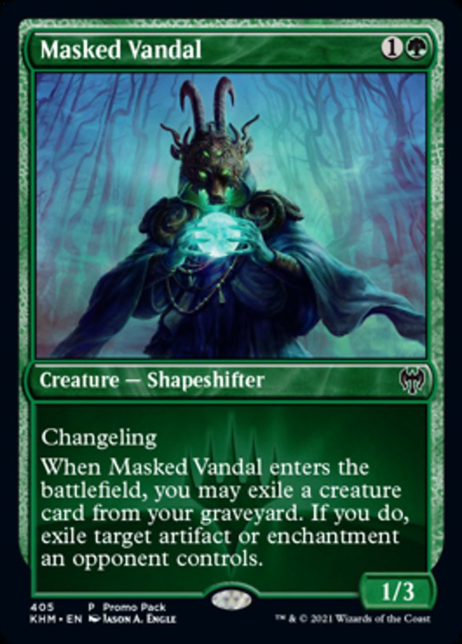 Masked Vandal (Promo Pack) [Kaldheim Promos] | Pegasus Games WI