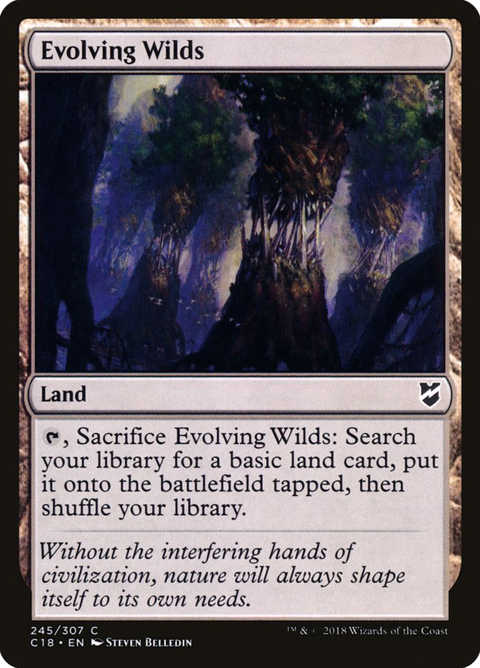 Evolving Wilds [Commander 2018] | Pegasus Games WI