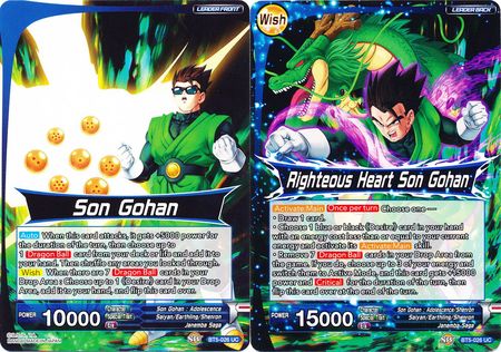 Son Gohan // Righteous Heart Son Gohan (BT5-026) [Miraculous Revival] | Pegasus Games WI