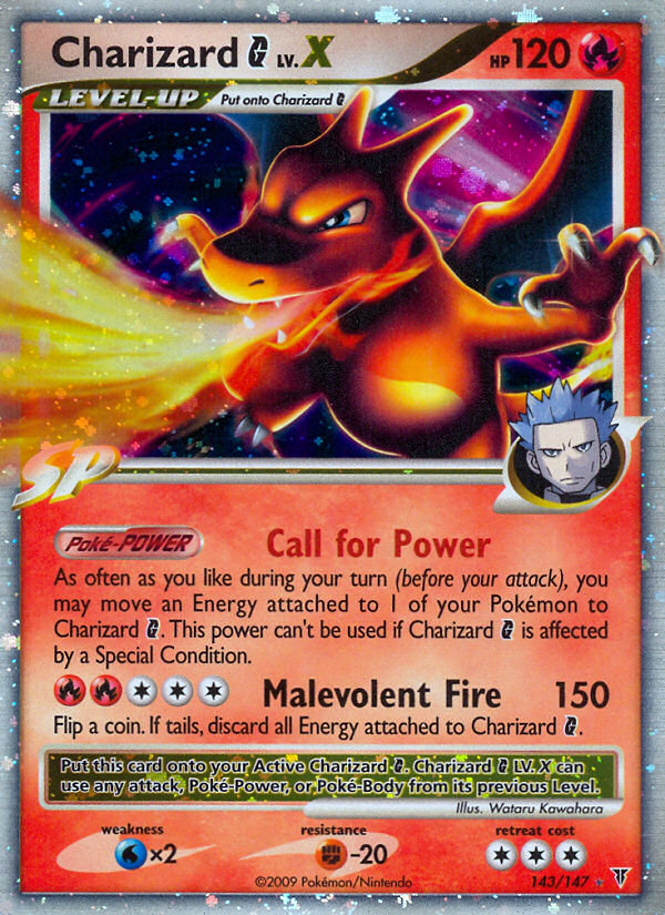 Charizard G LV.X (143/147) [Platinum: Supreme Victors] | Pegasus Games WI