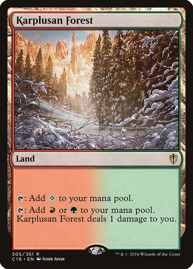 Karplusan Forest [Commander 2016] | Pegasus Games WI
