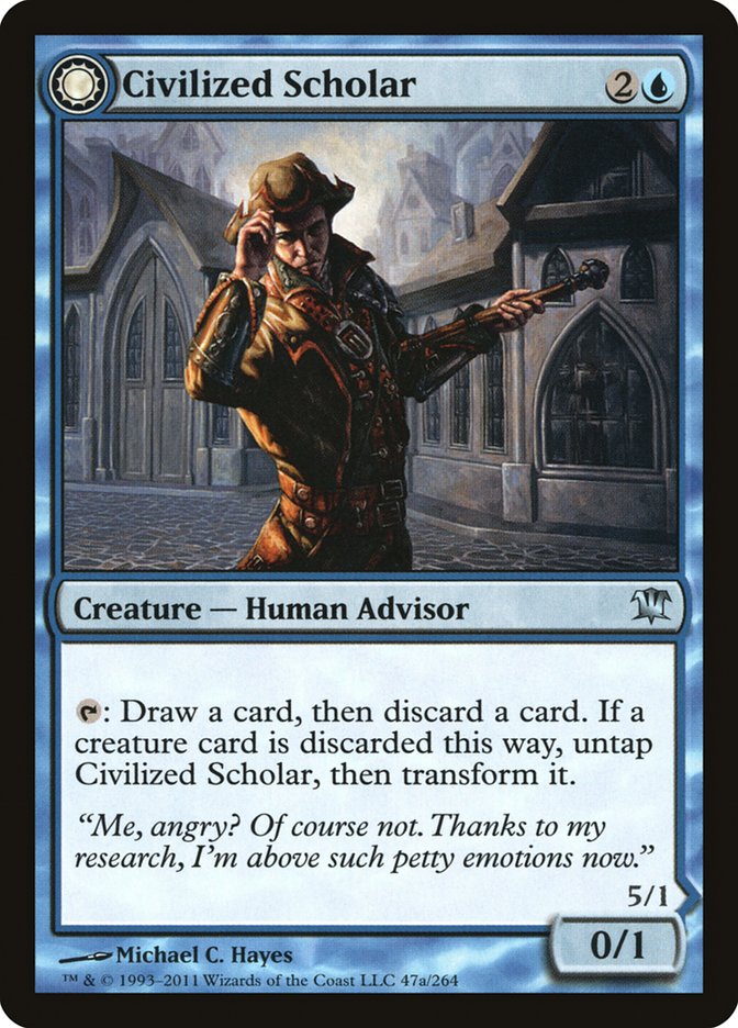 Civilized Scholar // Homicidal Brute [Innistrad] | Pegasus Games WI