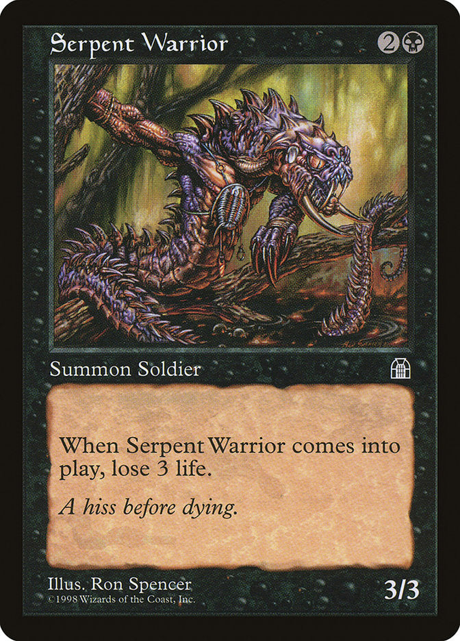 Serpent Warrior [Stronghold] | Pegasus Games WI