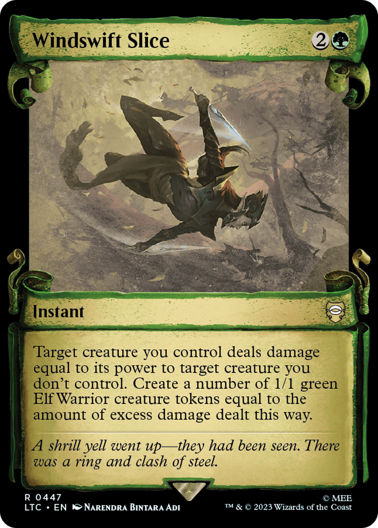 Windswift Slice [The Lord of the Rings: Tales of Middle-Earth Commander Showcase Scrolls] | Pegasus Games WI