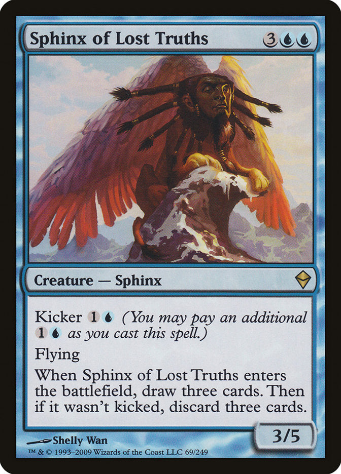 Sphinx of Lost Truths [Zendikar] | Pegasus Games WI