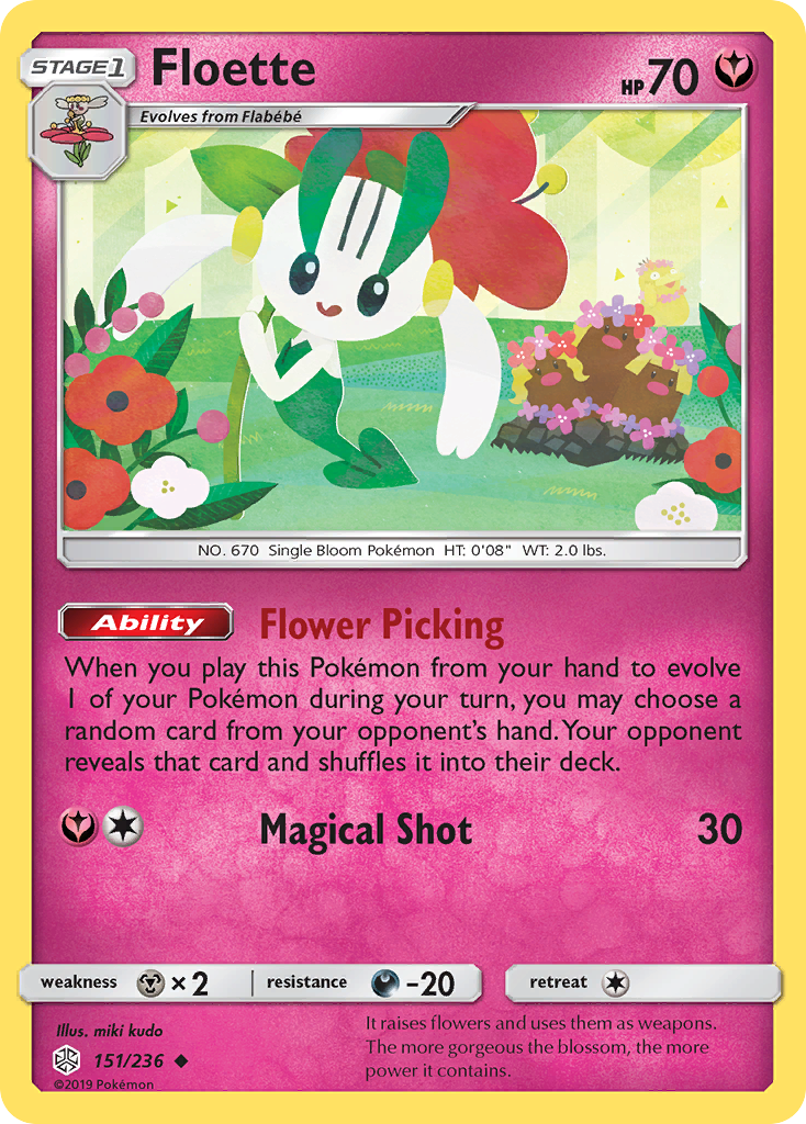 Floette (151/236) [Sun & Moon: Cosmic Eclipse] | Pegasus Games WI